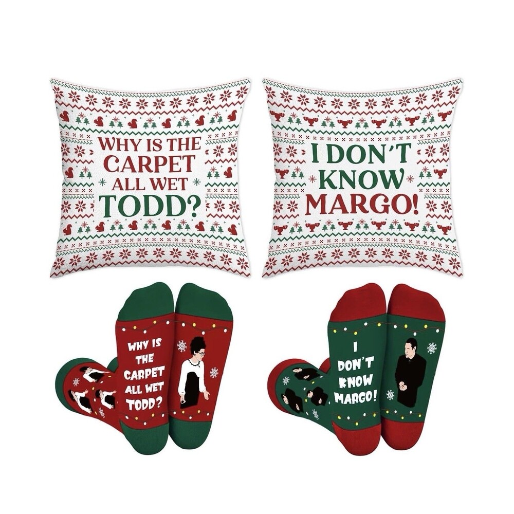 National Lampoons Christmas Vacation Decorations, Funny Pillow Covers & Socks